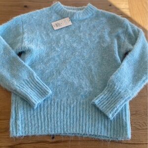 A new day Long Sleeve Crew Neck Soft Sweater Blue Women’s XS NWT‎